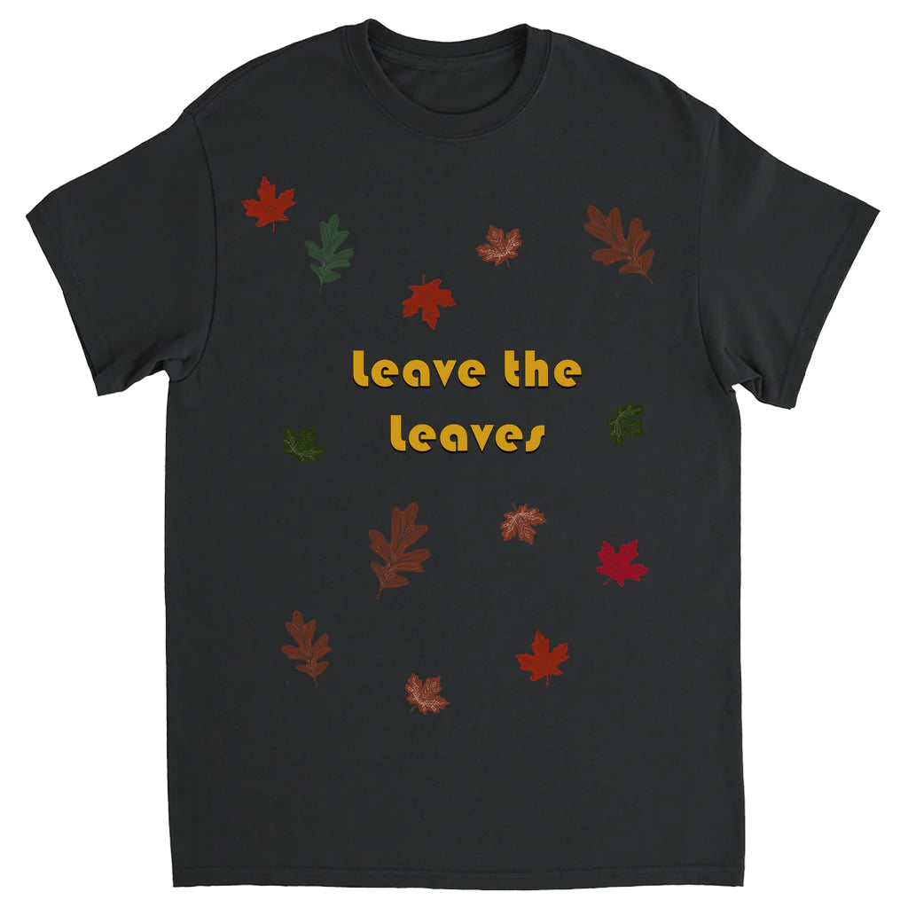 Leave the Leaves conservation t-shirt