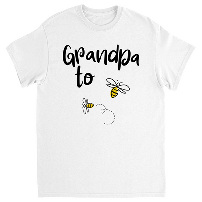 Grandpa to Bee Unisex Adult T-Shirt White