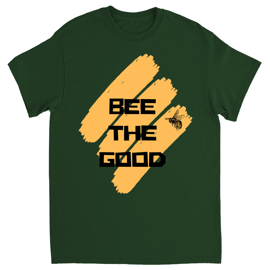 Bee the Good Unisex Adult T-Shirt Forest Green Shirts & Tops