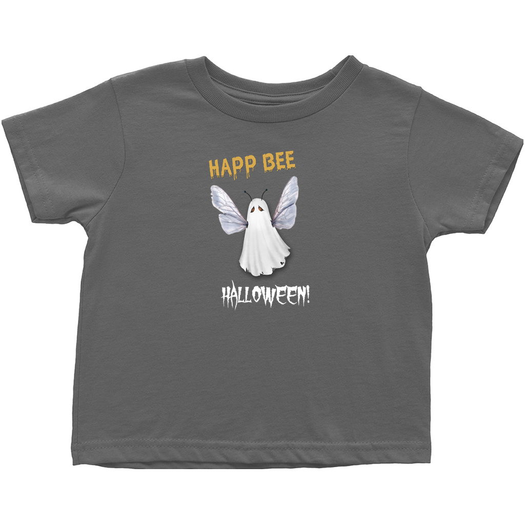 HAPPBEE GHOST Toddler T-Shirt (Copy) Charcoal Baby & Toddler Tops apparel