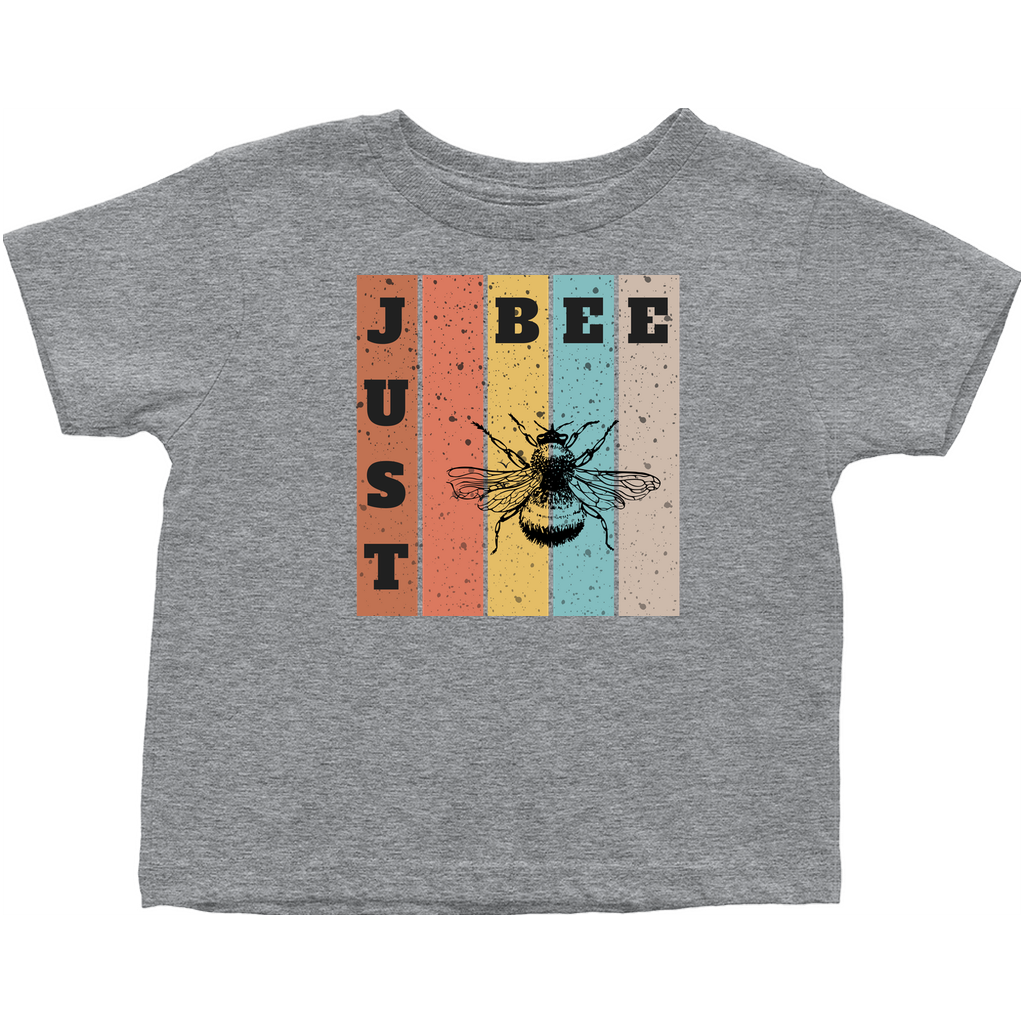 Just Bee Toddler T-Shirt Heather Grey Baby & Toddler Tops apparel