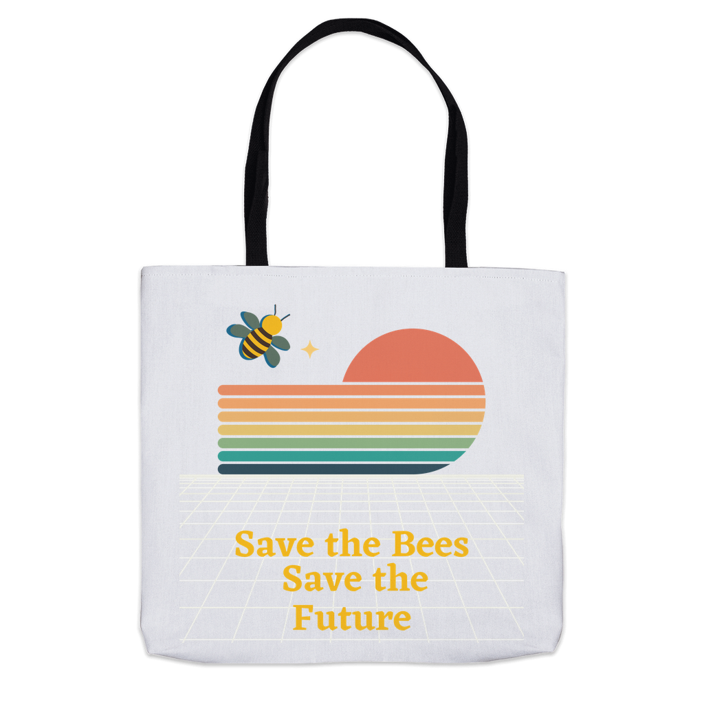Save the Bees Save the Future Tote Bag Shopping Totes bee tote bag gift for bee lover gifts original art tote bag totes zero waste bag