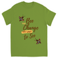 Bee the Change Unisex Adult T-Shirts Kiwi Shirts & Tops