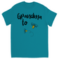 Grandma to Bee Unisex Adult T-Shirt Tropical Blue