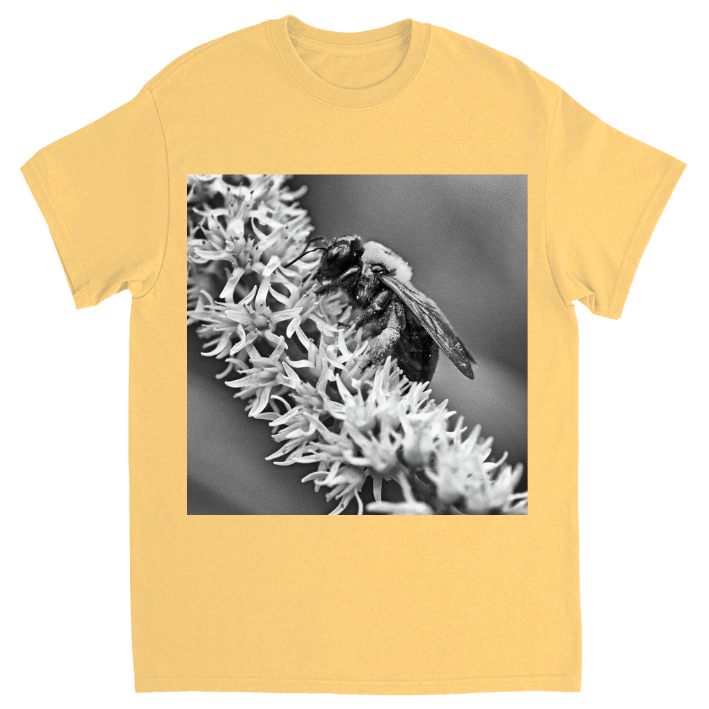 B&W Bee Unisex Adult T-Shirt Yellow Haze Shirts & Tops apparel