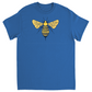 Deep Yellow Doodle Bee Unisex Adult T-Shirt Royal Shirts & Tops apparel
