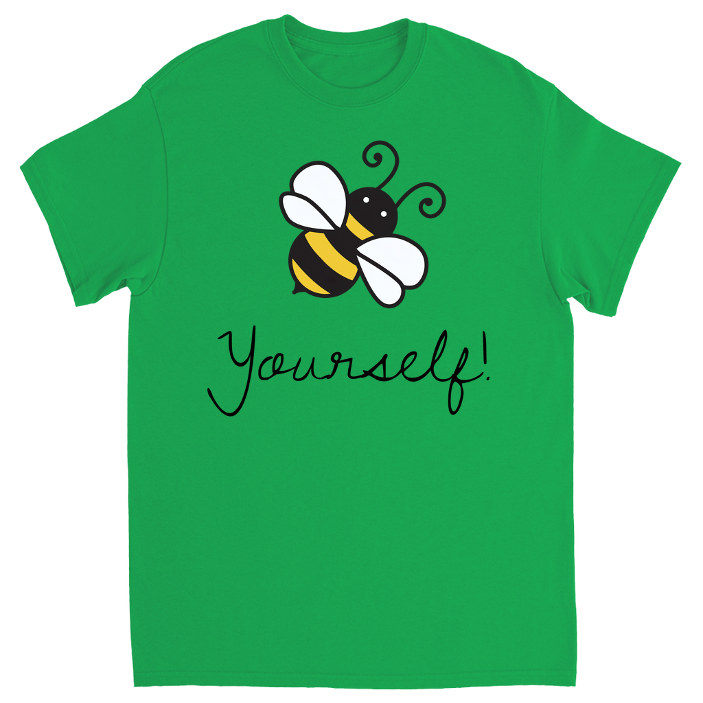 Bee Yourself Unisex Adult T-Shirt Irish Green Shirts & Tops apparel