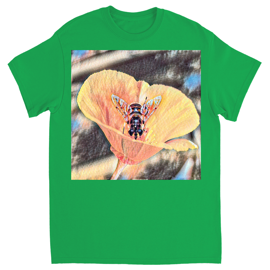 Painted Here's Looking at You Bee Unisex Adult T-Shirt Irish Green Shirts & Tops