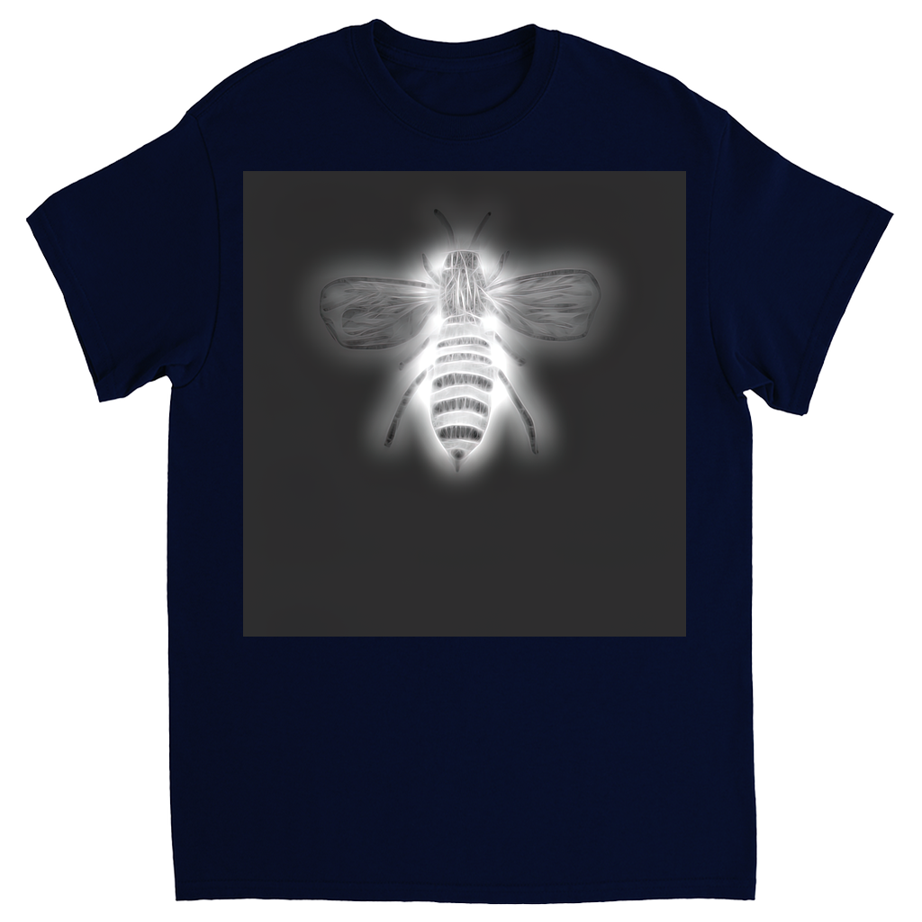 Negative Bee Unisex Adult T-Shirt Navy Blue Shirts & Tops apparel
