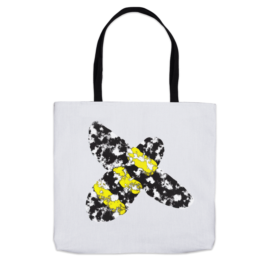 Graphic Bee Tote Bag 16x16 inch Shopping Totes bee tote bag gift for bee lover original art tote bag zero waste bag