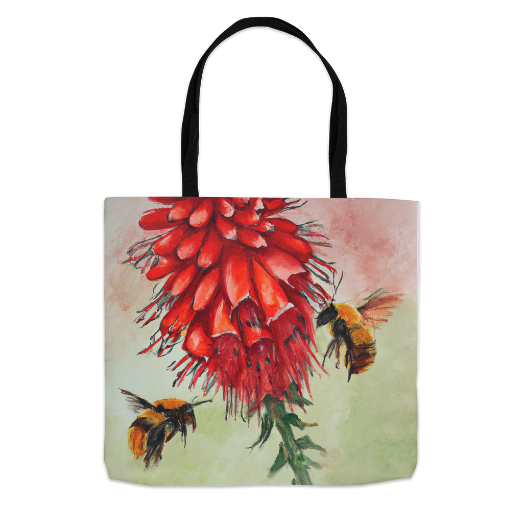 Sharing the Love Tote Bag Shopping Totes bee tote bag gift for bee lover original art tote bag Sharing the Love totes zero waste bag