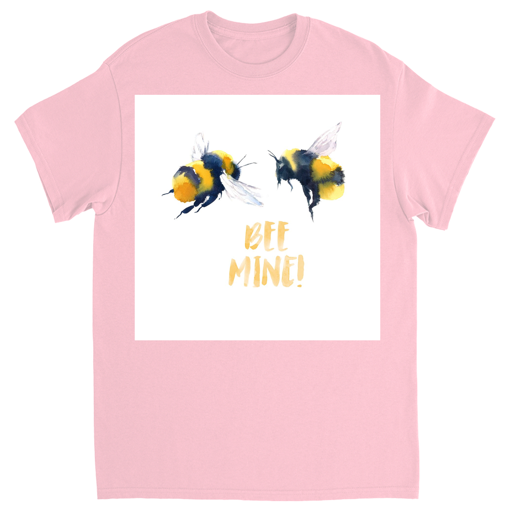 Rustic Bee Mine Unisex Adult T-Shirt Light Pink Shirts & Tops