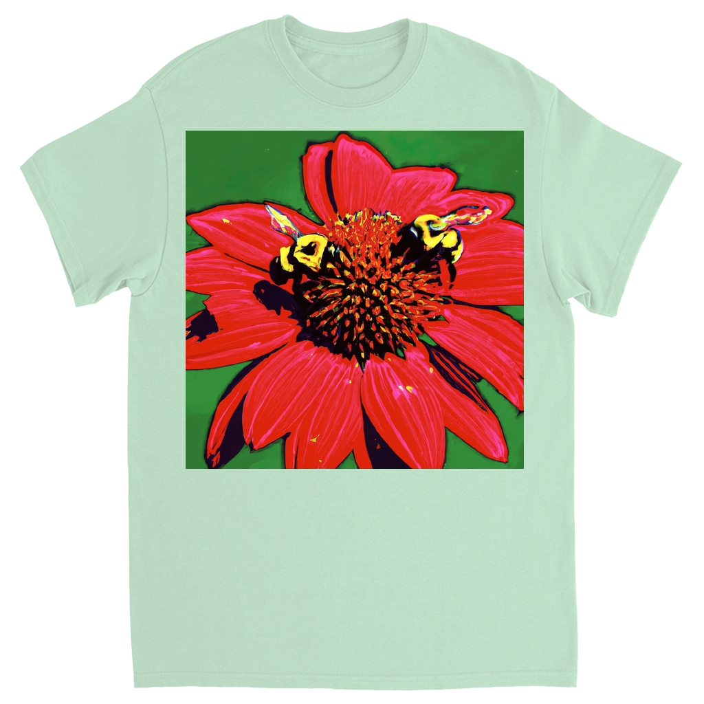 Red Sun Bees T-Shirt Mint Shirts & Tops apparel Red Sun Bees
