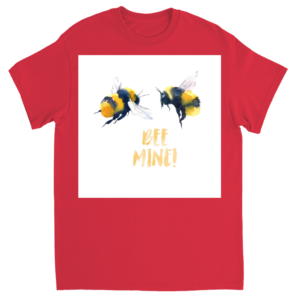Rustic Bee Mine Unisex Adult T-Shirt Red Shirts & Tops