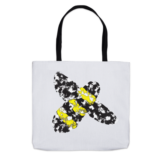 Graphic Bee Tote Bag 13x13 inch Shopping Totes bee tote bag gift for bee lover original art tote bag zero waste bag