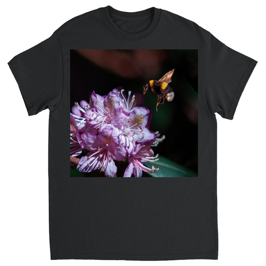Violet Landing Unisex Adult T-Shirt Black Shirts & Tops apparel