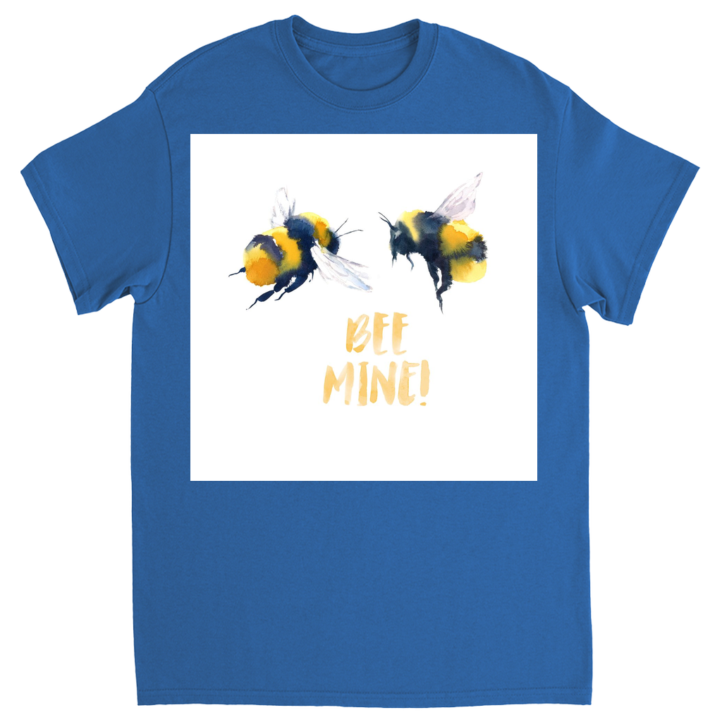 Rustic Bee Mine Unisex Adult T-Shirt Royal Shirts & Tops