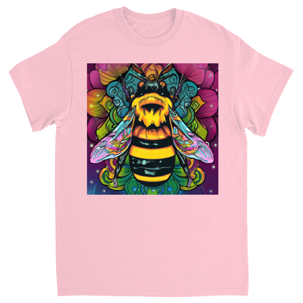 Psychic Bee Unisex Adult T-Shirt Light Pink Shirts & Tops apparel Psychic Bee