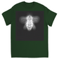 Negative Bee Unisex Adult T-Shirt Forest Green Shirts & Tops apparel