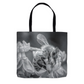 Black & White Sipping Bee Tote Bag Shopping Totes bee tote bag gift for bee lover gifts original art tote bag totes zero waste bag