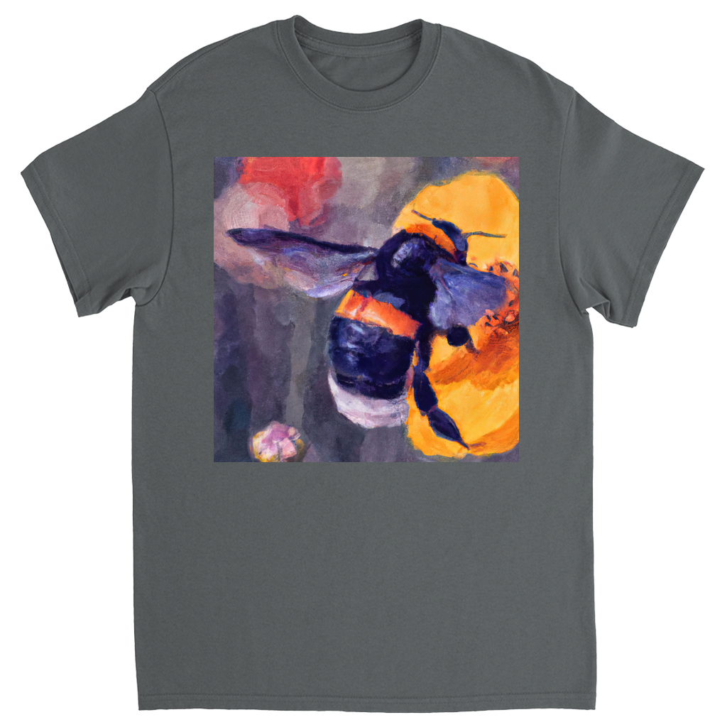 Color Bee 5 Unisex Adult T-Shirt Charcoal Shirts & Tops apparel Color Bee 5