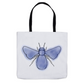Blue Bee Tote Bag 16x16 inch Shopping Totes bee tote bag gift for bee lover original art tote bag zero waste bag