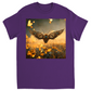 Metal Flying Steampunk Bee Unisex Adult T-Shirt Purple Shirts & Tops apparel Metal Flying Steampunk Bee