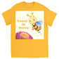 Pastel Sweet as Honey Unisex Adult T-Shirt Gold Shirts & Tops apparel
