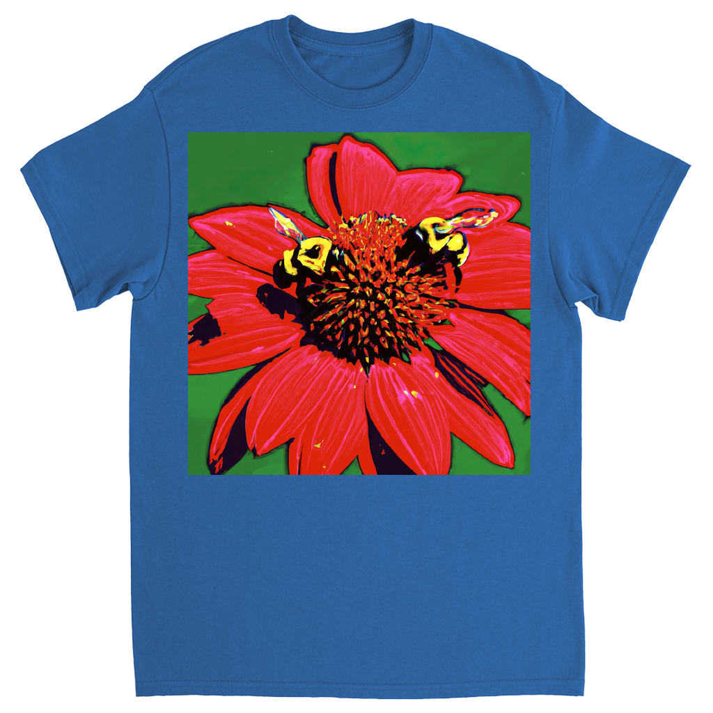 Red Sun Bees T-Shirt Royal Shirts & Tops apparel Red Sun Bees