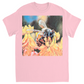 Watercolor Bee Sipping Unisex Adult T-Shirt Light Pink Shirts & Tops apparel