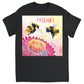 Cheerful Friends Unisex Adult T-Shirt Black Shirts & Tops apparel