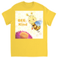 Pastel Bee Kind Unisex Adult T-Shirt Daisy Shirts & Tops apparel