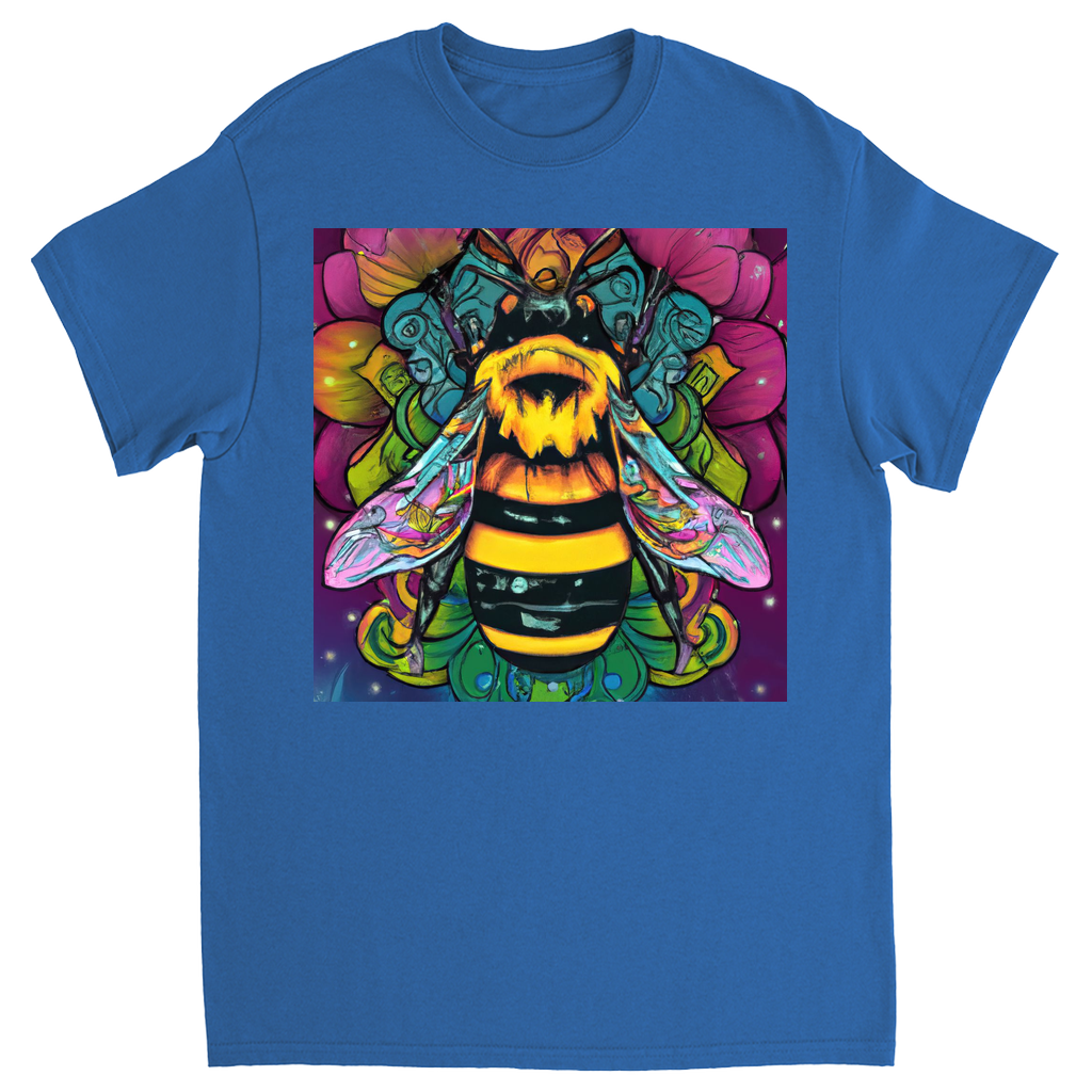 Psychic Bee Unisex Adult T-Shirt Royal Shirts & Tops apparel Psychic Bee