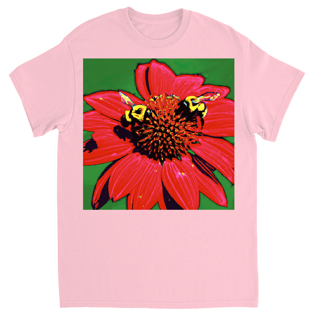 Red Sun Bees T-Shirt Light Pink Shirts & Tops apparel Red Sun Bees
