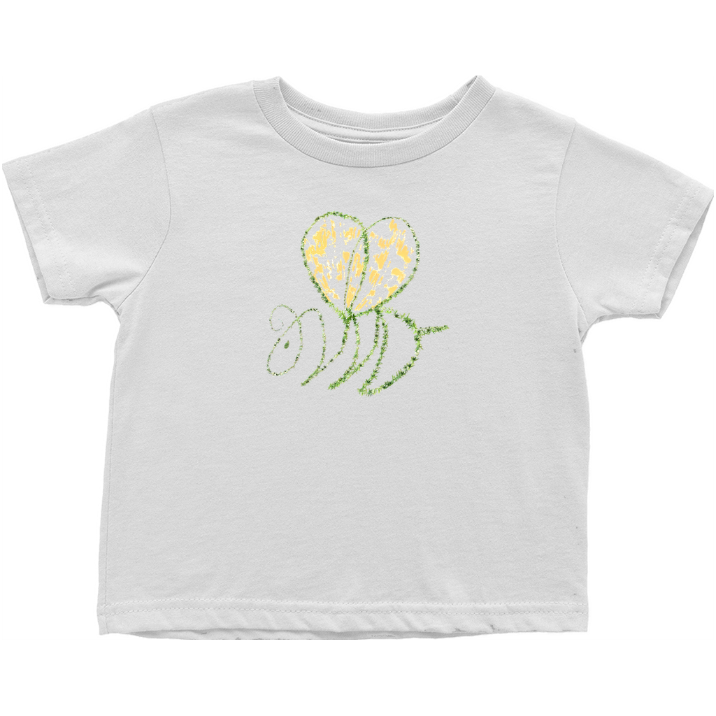Leaf Bee Toddler T-Shirt White Baby & Toddler Tops apparel