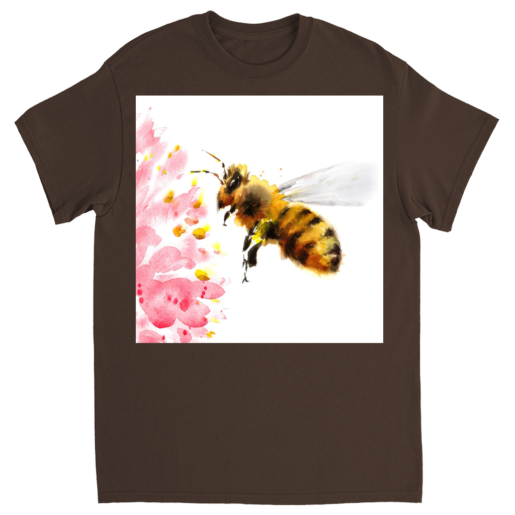 Rustic Bee Gathering Unisex Adult T-Shirt Dark Chocolate Shirts & Tops apparel