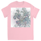 Fairy Tale Bee in Purple Unisex Adult T-Shirt Light Pink Shirts & Tops apparel