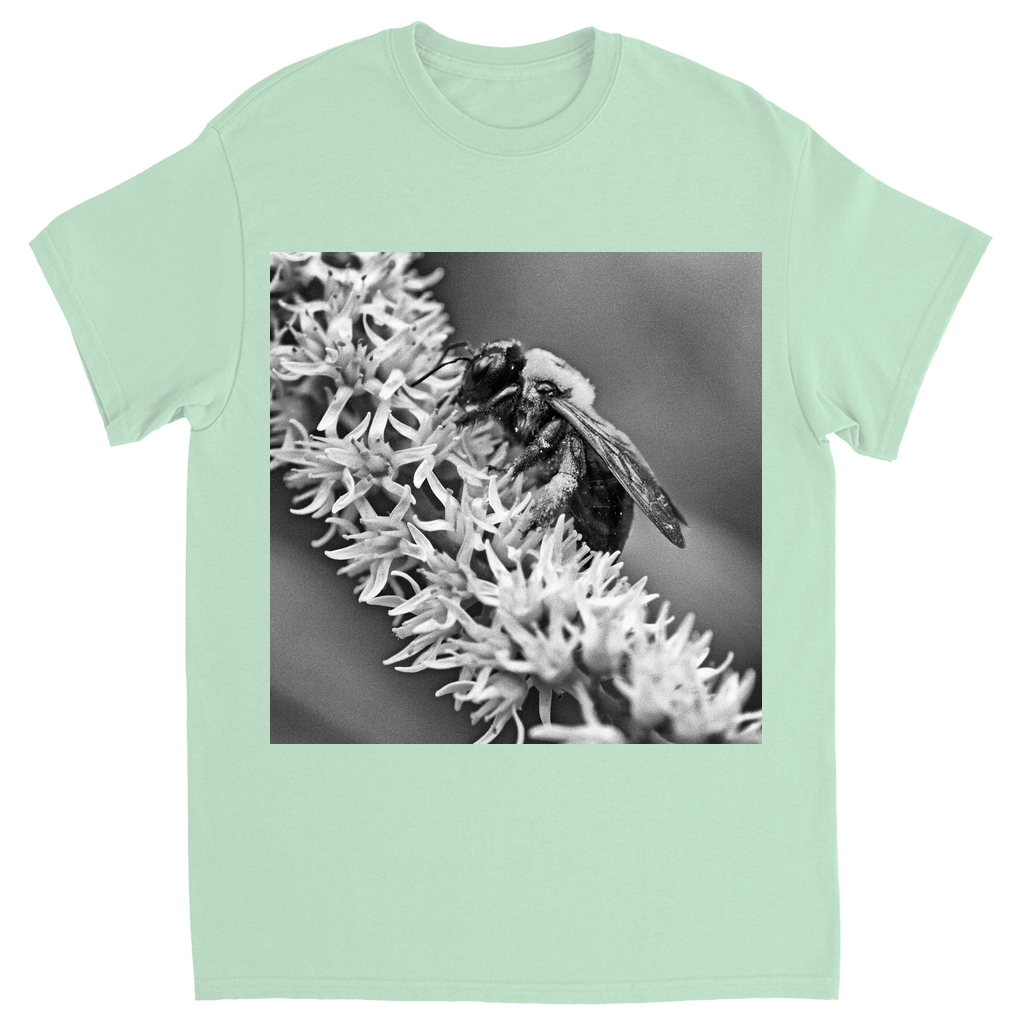 B&W Bee Unisex Adult T-Shirt Mint Shirts & Tops apparel