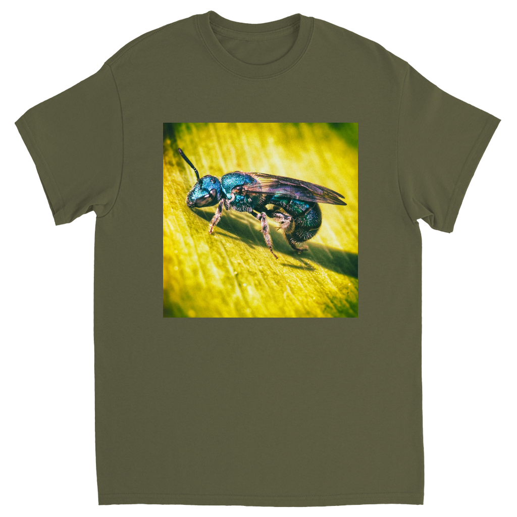 The Green Wonder Bee T-Shirt Military Green