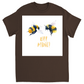 Rustic Bee Mine Unisex Adult T-Shirt Dark Chocolate Shirts & Tops