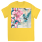 Pencil and Wash Bee with Flower Unisex Adult T-Shirt Daisy Shirts & Tops apparel