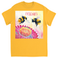 Cheerful Friends Unisex Adult T-Shirt Gold Shirts & Tops apparel