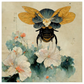 Vintage Japanese Paper Flying Bee Poster 500044 - Home & Garden > Decor > Artwork > Posters, Prints, & Visual Artwork Poster Prints Vintage Japanese Paper Flying Bee