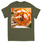 Emerging Bee Unisex Adult T-Shirt Military Green Shirts & Tops apparel