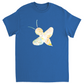 Abstract Sherbet Bee Unisex Adult T-Shirt Royal Shirts & Tops apparel