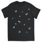 Scratch Drawn Bee Unisex Adult T-Shirt Black Shirts & Tops apparel Scratch Drawn Bee