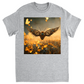 Metal Flying Steampunk Bee Unisex Adult T-Shirt Sport Grey Shirts & Tops apparel Metal Flying Steampunk Bee