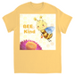 Pastel Bee Kind Unisex Adult T-Shirt Yellow Haze Shirts & Tops apparel