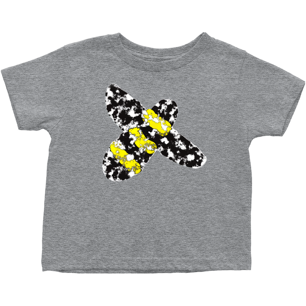 Graphic Bee Toddler T-Shirt Heather Grey Baby & Toddler Tops apparel