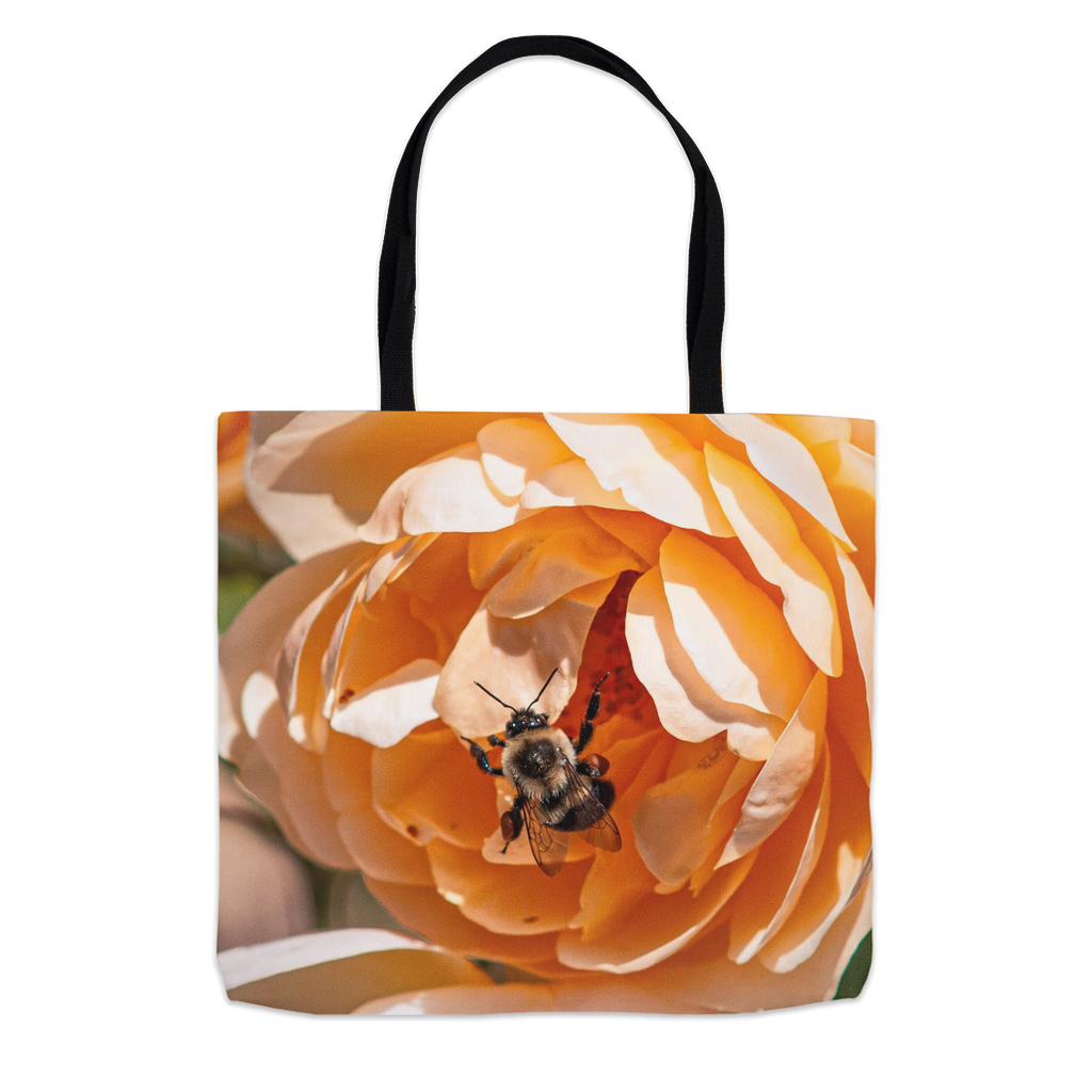 Emerging Bee Tote Bag 13x13 inch Shopping Totes bee tote bag gift for bee lover gifts original art tote bag totes zero waste bag